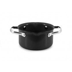 Ecopan BBQ  14cm Saucepot with 2 Handles Black